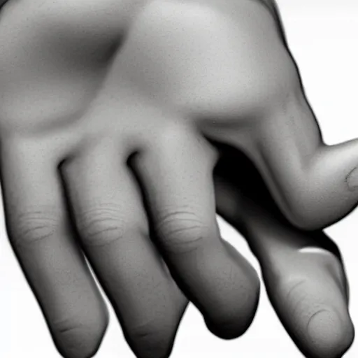 Prompt: A realistic human hand