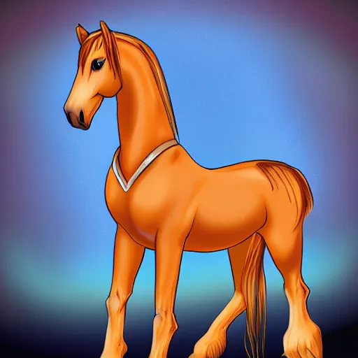 Prompt: megan thee stallion as a horse hybrid, ultra realistic, hd