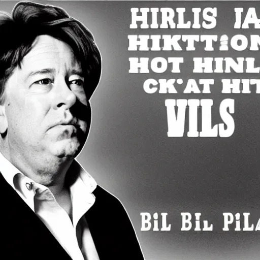 Image similar to bill hicks living inside a crater in bill gates' head