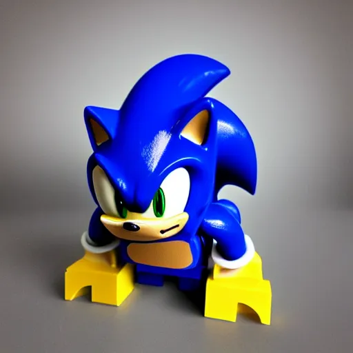 Image similar to sonic lego figure