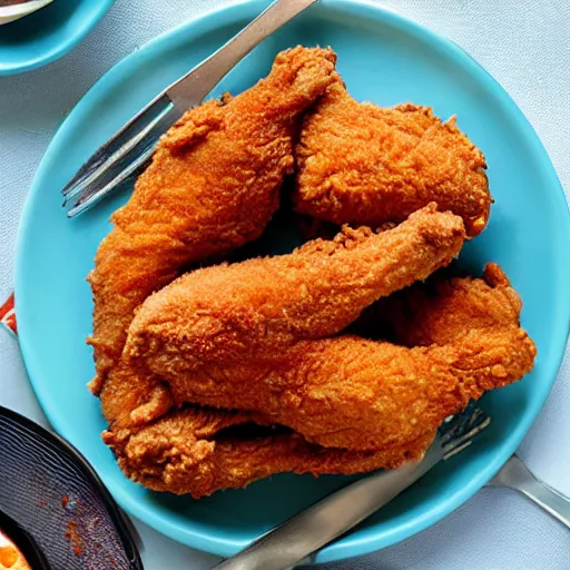 Prompt: perfect fried chicken