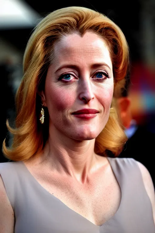 Image similar to gillian anderson as an alien queen