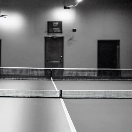 Prompt: photography of pigeons playing table tennis, realistic, cinematic