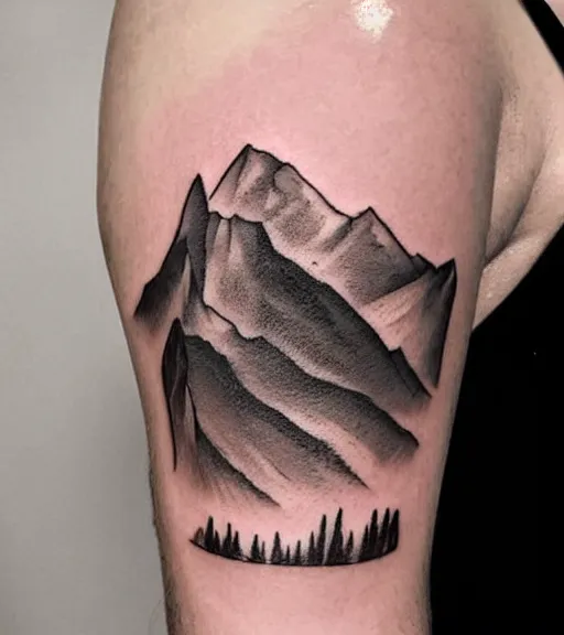 50+ Surprisingly Beautiful Mountain Tattoo Designs - Tats 'n' Rings