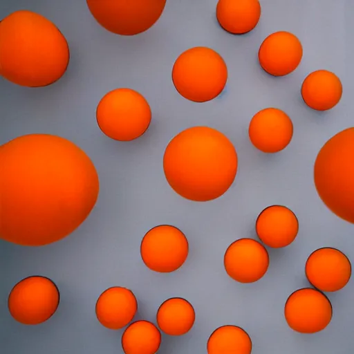 Prompt: kinetic photography of orange