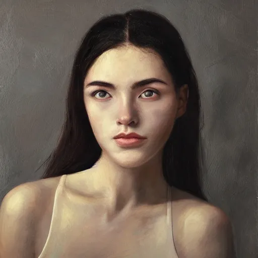 Image similar to a portrait of a woman with Perfect Facial Features