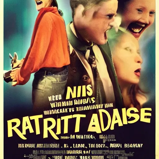 Image similar to movie poster of rats, a musical about singing rats, starring willem dafoe