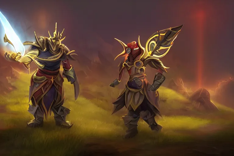 Image similar to keeper of the light from dota 2
