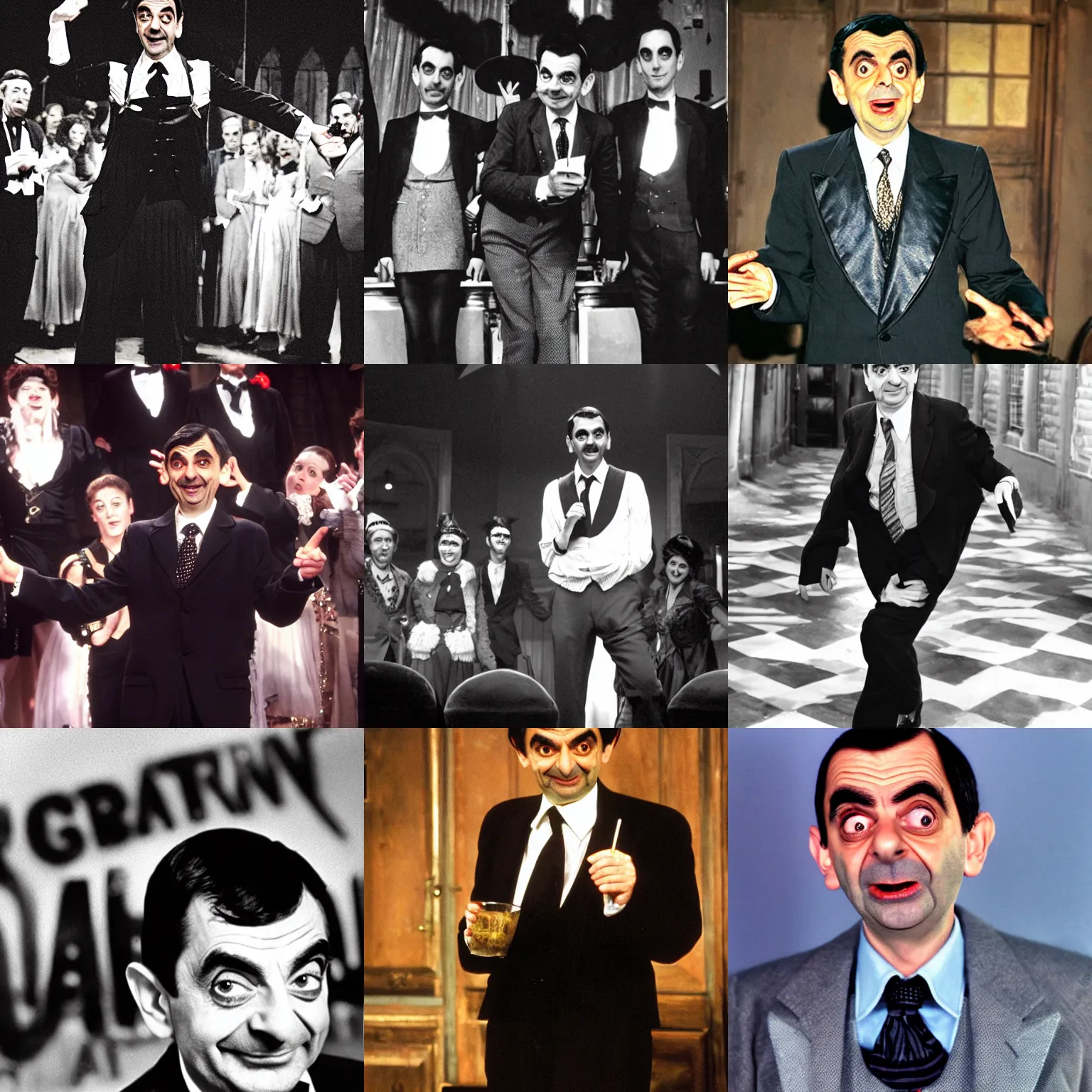 Prompt: mr bean in cabaret