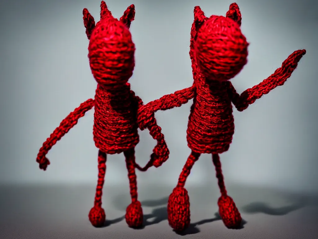 Prompt: yarny as a horse