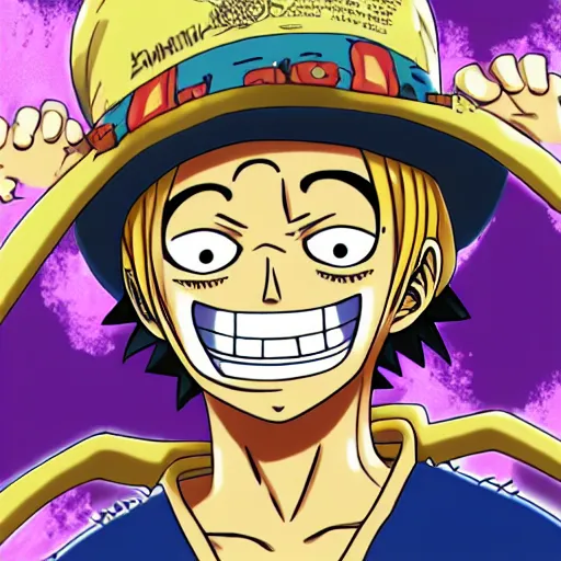 prompthunt: Luffy dressed as naruto , digital art , hyperdetailed