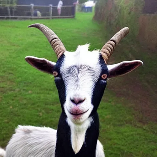 Image similar to a goat that looks like taylor!!!! swift!!!!