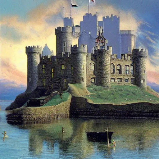 Image similar to the # splafluted castle by james gurney