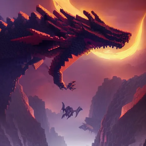 ender dragon minecraft wallpaper