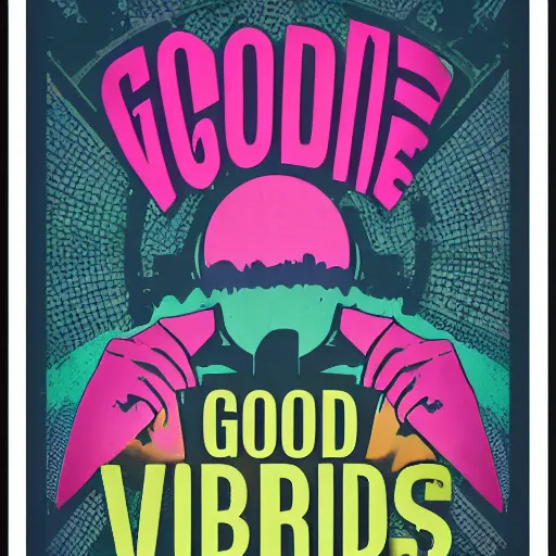 Image similar to good vibes poster