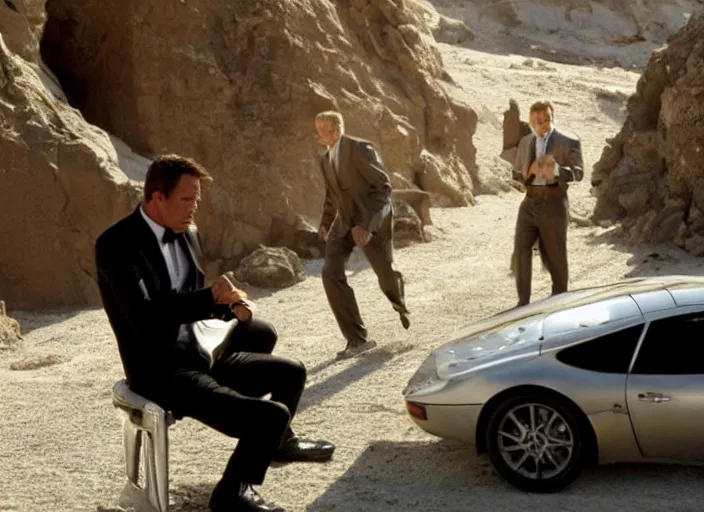 Prompt: scene from the 2 0 0 8 james bond film quantum of solace