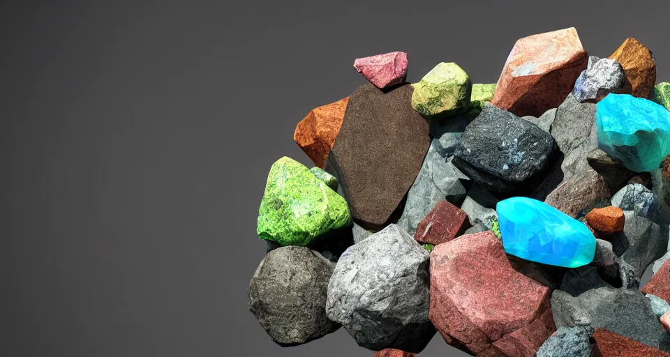 Image similar to gemstones minerals, studio background, realistic highly detailed, 8k post-processing highly detailed, rendered by octane engine