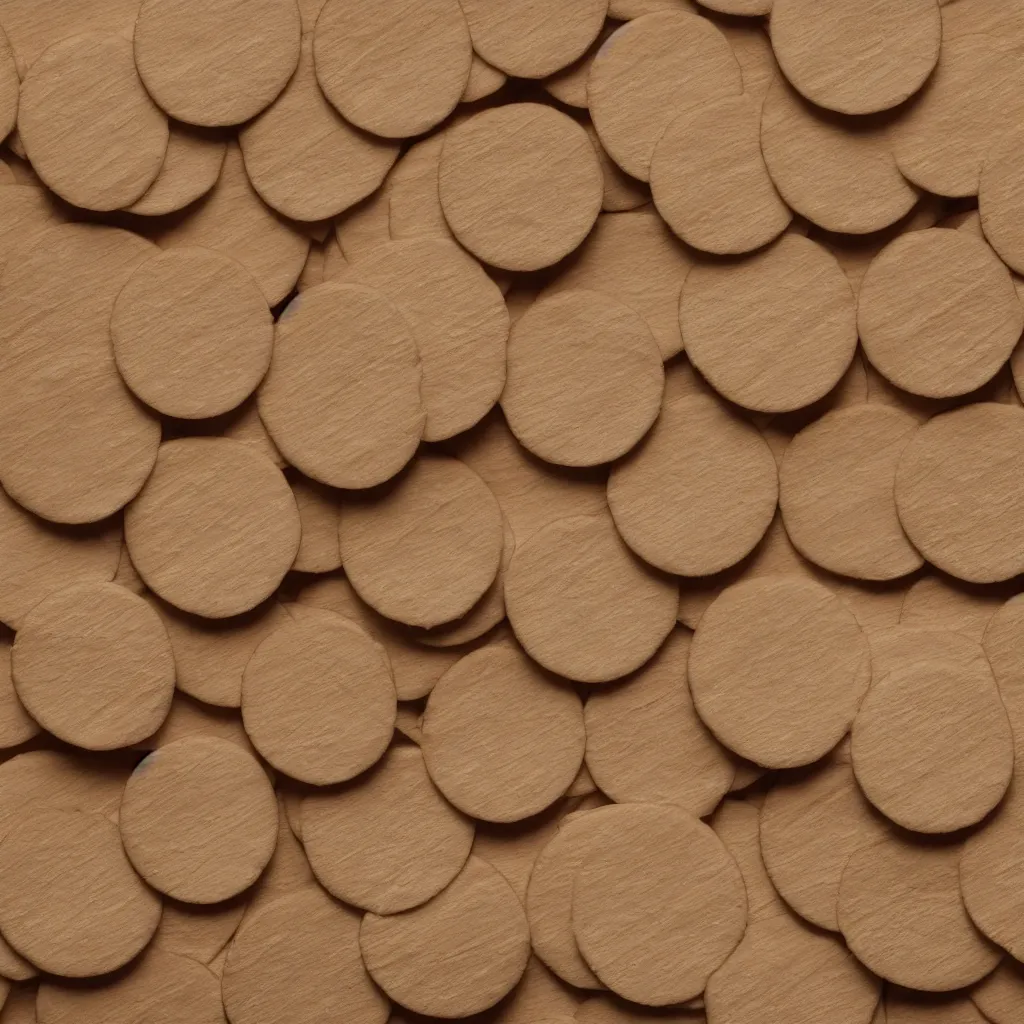 Prompt: close - up view of wafers on top of a wooden table, 8 k, high detail, photorealistic, proper shading