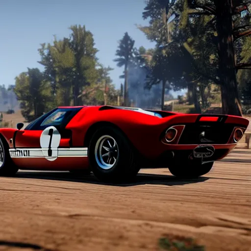 Image similar to ford gt 4 0 in red dead redemption 2