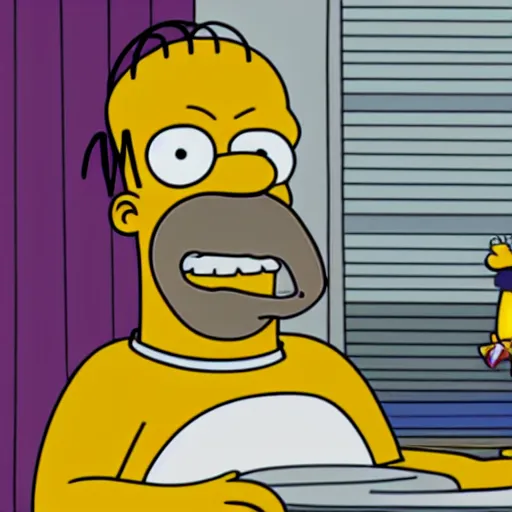 Image similar to homer simpson joins the cartel