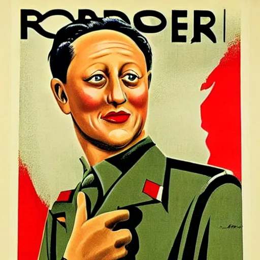 Prompt: rob schneider on 1 9 4 0 german propaganda poster. beautiful. highly detailed. intricate artwork. illustration. propaganda