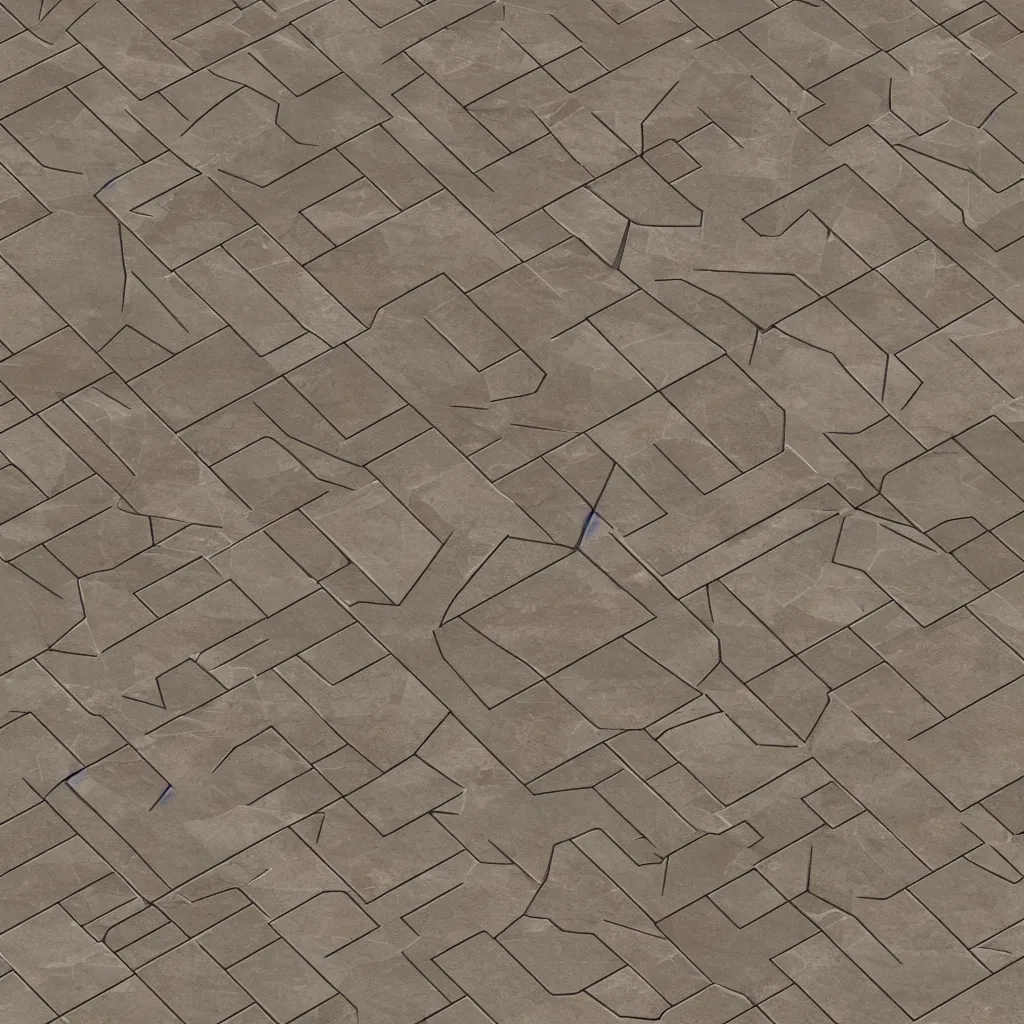 Prompt: retrofuturism inspired floor tile, seamless texture, pbr materials textures. com