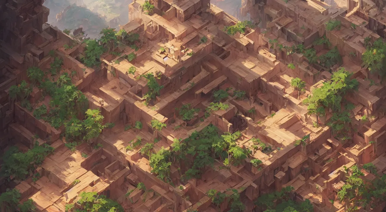 Image similar to wood wall fortress arabian marketplace fabric greeble block jungle dirt ground global illumination ray tracing hdr official fanart behance hd artstation by jesper ejsing, by rhads, makoto shinkai and lois van baarle, ilya kuvshinov, rossdraws