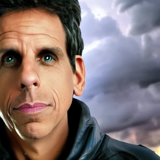 Image similar to Ben stiller robot, photo, detailed, 4k