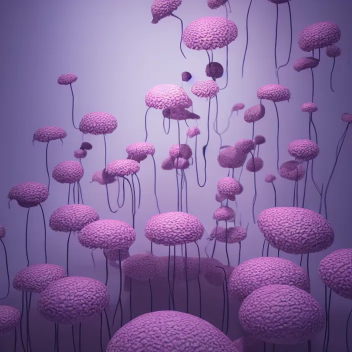 Image similar to abstract flowers and portrait _ in _ a _ surreal _ environment very surreal _ by _ amy _ sol _ naotto hattori _ low brow _ highly _ detailed _ 3 _ d _ render _ vray _ octane _ realistic _ lighting _ photo