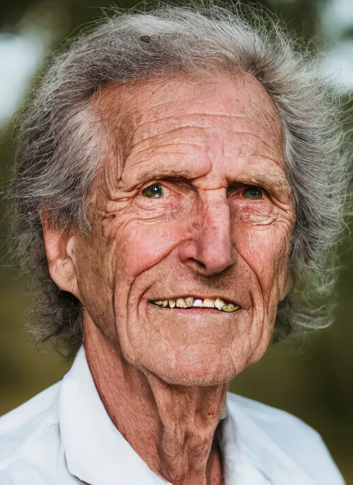 Image similar to portrait photo still of real life morty smith, 8 k, 8 5 mm, f. 1 4