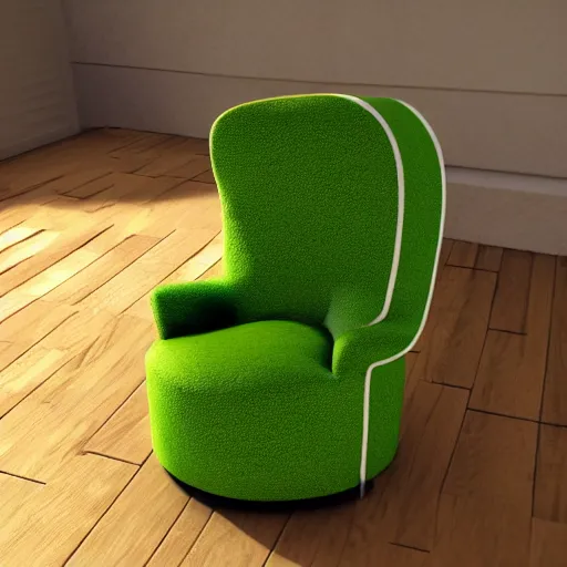 Prompt: armchair in the shape of an avocado, full hd, ue5, ue4, hdr, cinematic, high detail, artstation,