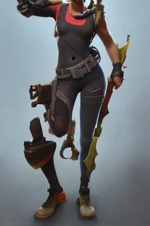 Image similar to full figure portrait of Loserfruit fortnite player, digital art from artstation by Ruan Jia and Mandy Jurgens and Artgerm and william-adolphe bouguereau