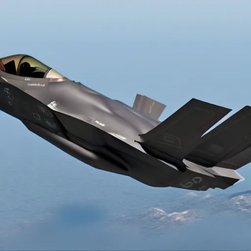 Prompt: the f 3 5 lighting 2 striking the chinese, realistic, cinematic, accurate, detailed, 8 k