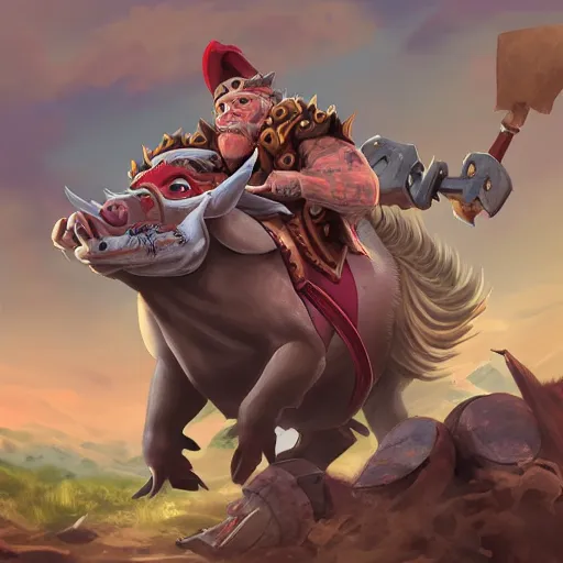 Image similar to hog rider