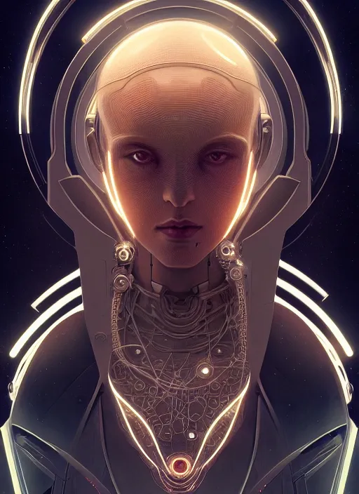 symmetry!! portrait of alien, sci - fi, tech wear, | Stable Diffusion ...