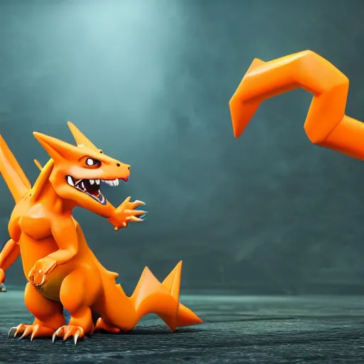 Prompt: Charizard as a digimon, dramatic, hyperdetailed, artstation, photorealism, accurate, octane render, 8k,