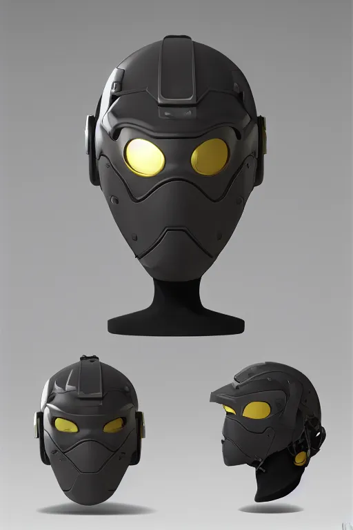 Image similar to robot ninja mask helmet metal gear solid training suit swat commando, aesthetic octane render, 8 k hd resolution, by ilya kuvshinov and cushart krentz and gilleard james, by carl warner and jim woodring, trending on artstation : 1. 5, sweet joy harmony color scheme