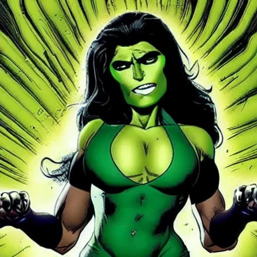 Prompt: promotional photo of al pacino as she-hulk in the tv series she-hulk (2022),