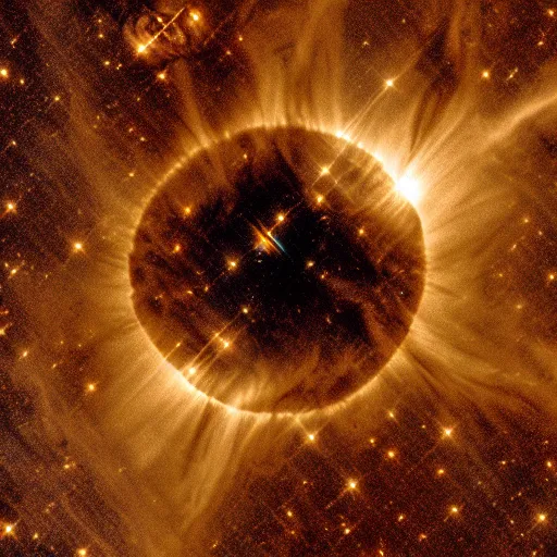 Image similar to Hubble telescope photograph of a sun going super nova, 8k, incredible detail,