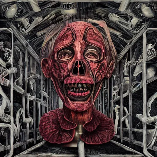 Image similar to creepy album art by chris bilheimer, surreal, 8 k