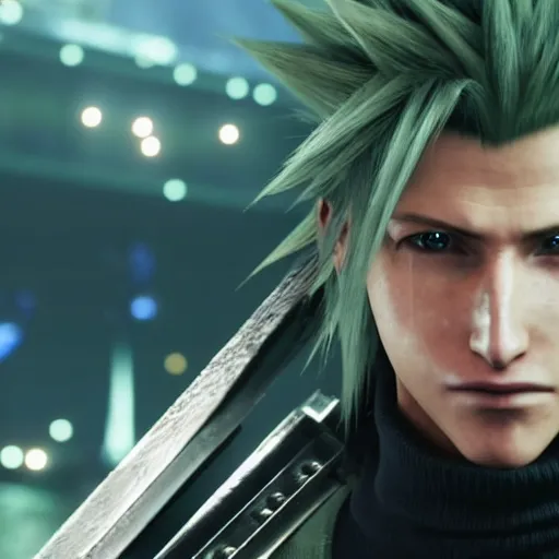 Image similar to final fantasy vii remake highlights, 4k