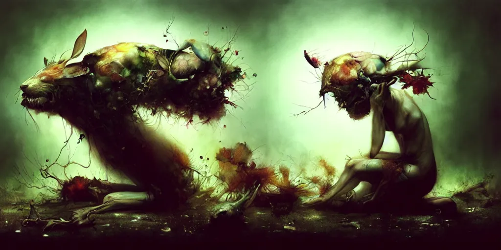 Image similar to The end of an organism, by ryohei hase