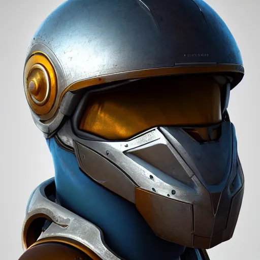 Image similar to portrait of helmet, 8 k uhd, unreal engine, octane render in the artstyle of finnian macmanus, john park and greg rutkowski