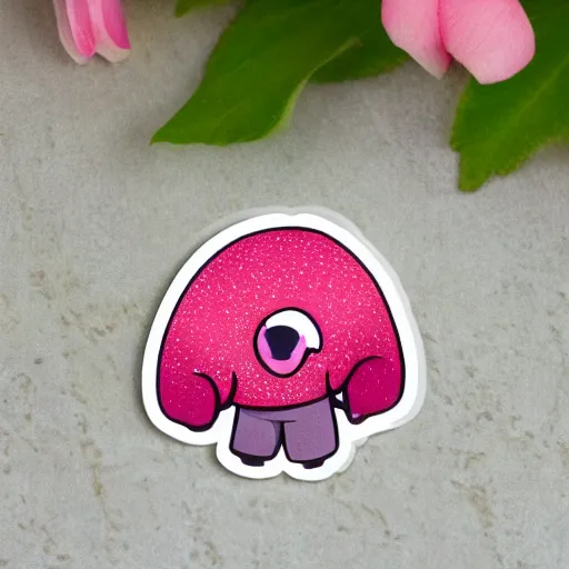 Image similar to cute mushling sticker