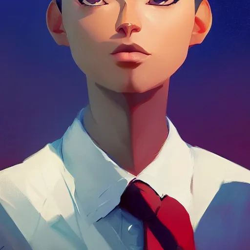 Image similar to face icon stylized minimalist m. a. s. h., loftis, cory behance hd by jesper ejsing, by rhads, makoto shinkai and lois van baarle, ilya kuvshinov, rossdraws global illumination