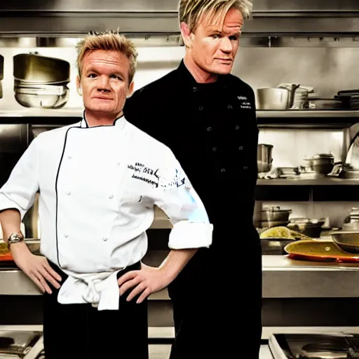 Image similar to Chef Gordon Ramsey as Walter White