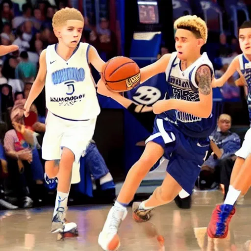 Prompt: lamelo ball nenderoid