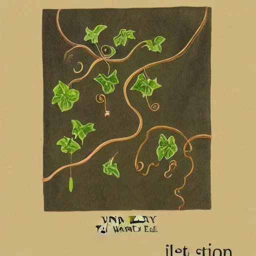 Prompt: let a vine grow, water every day, the first stanza till the vine spreads, the second stanza till the vine withers, the third stanza till the wall vanishes