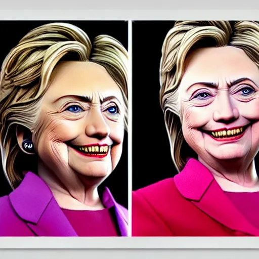 Image similar to the face of hillary clintonis is made out of sardines, by artgerm, wlop. vastly enriched image quality. lucidly vivid. iridescentally detailed. extremely elegant and beautiful.