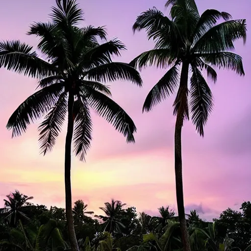 Image similar to a tropical coconut tree merging into more trees to create one super coconut tree of life that generates a coconut as large as the world to create a new species award winning